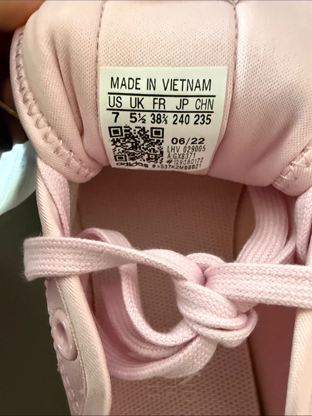 NWT Adidas Originals Nizza platform Ballet Soft Pink Satin sneakers 7